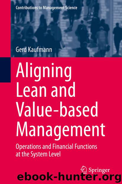 Aligning Lean and Value-based Management by Gerd Kaufmann