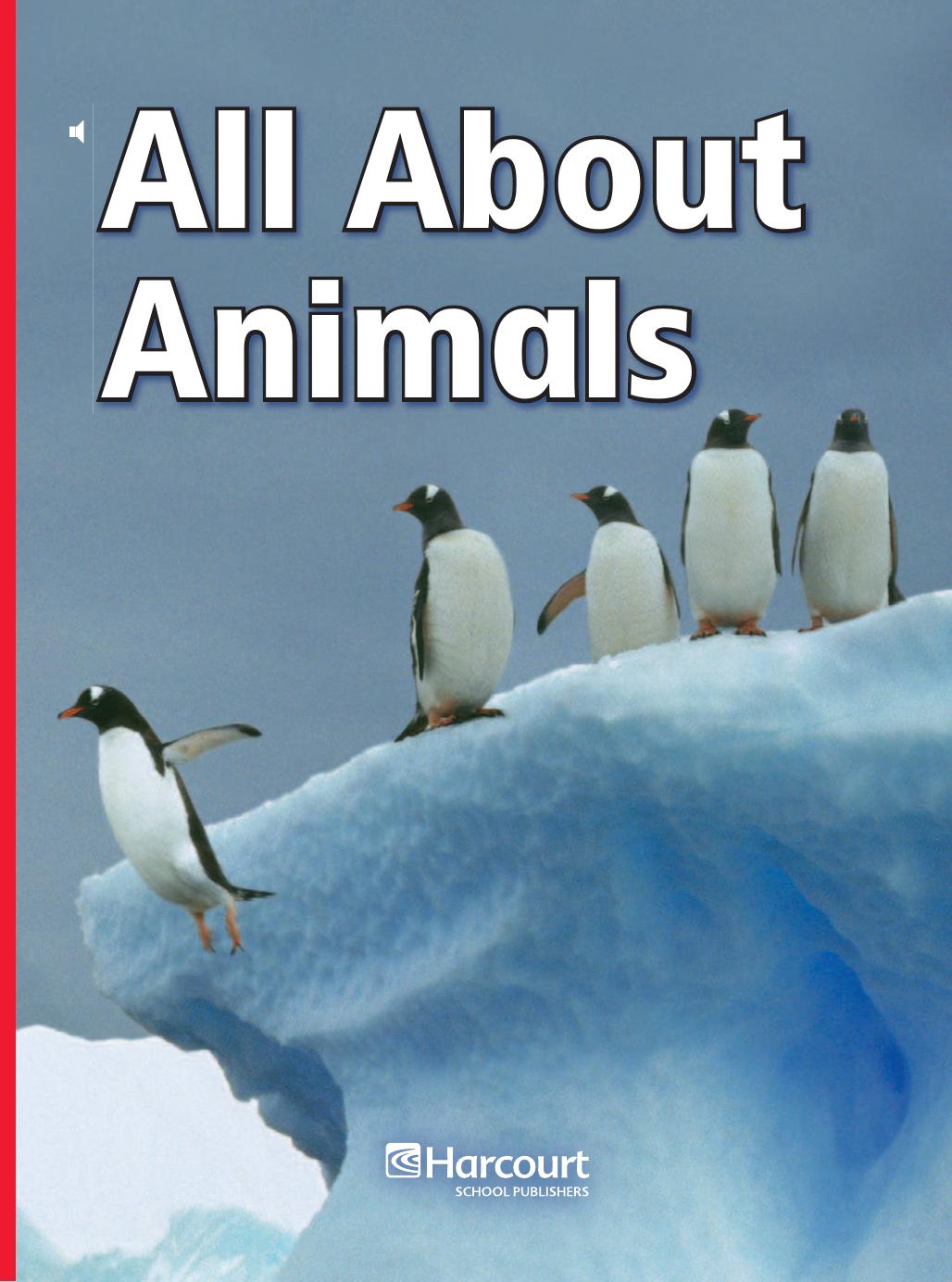 All About Animals by Unknown