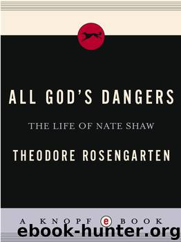 All God's Dangers by Theodore Rosengarten