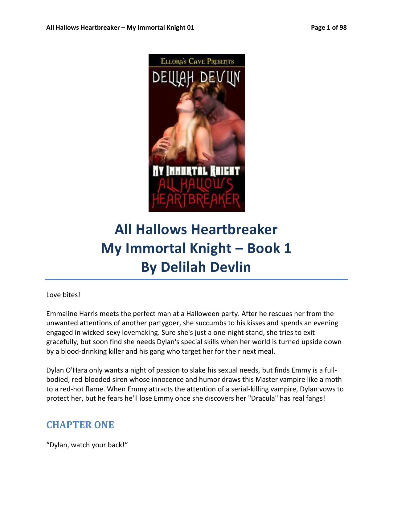 All Hallows Heartbreaker by Delilah Devlin