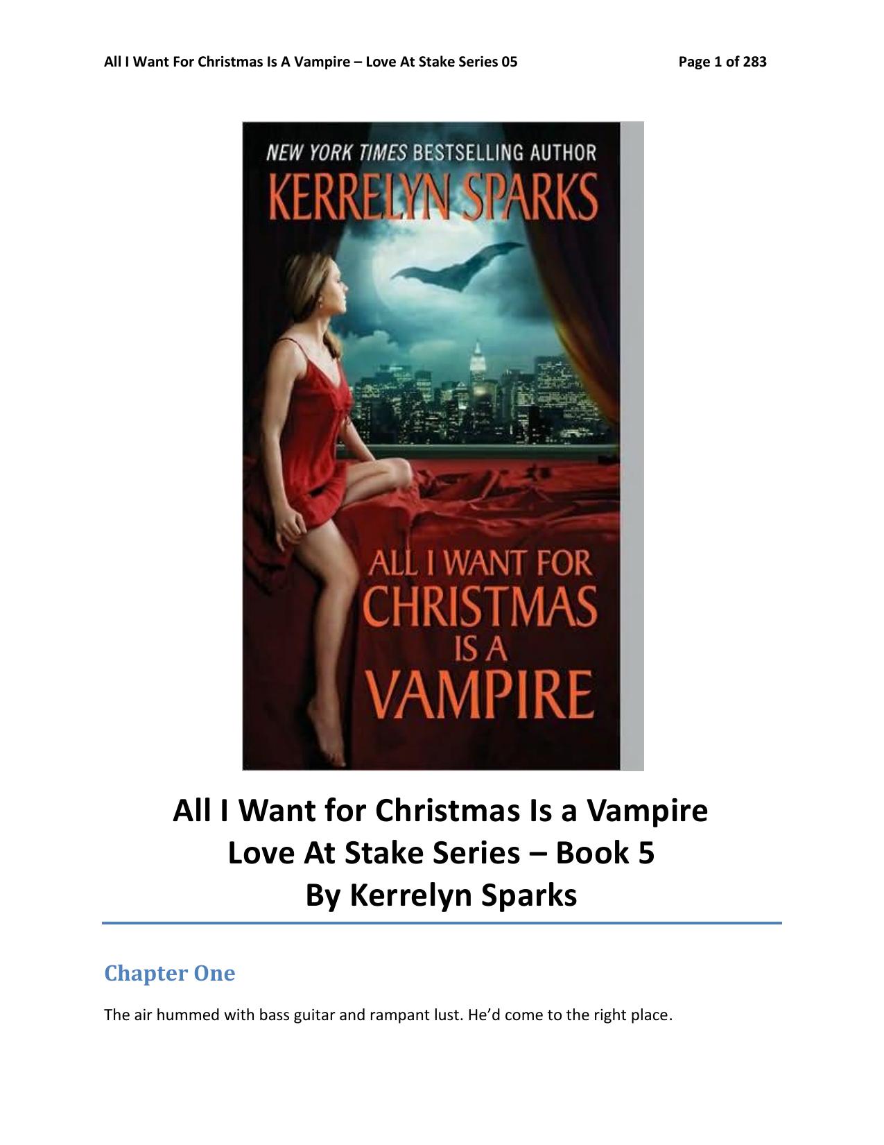 All I Want For Christmas Is A Vampire by Kerrelyn Sparks