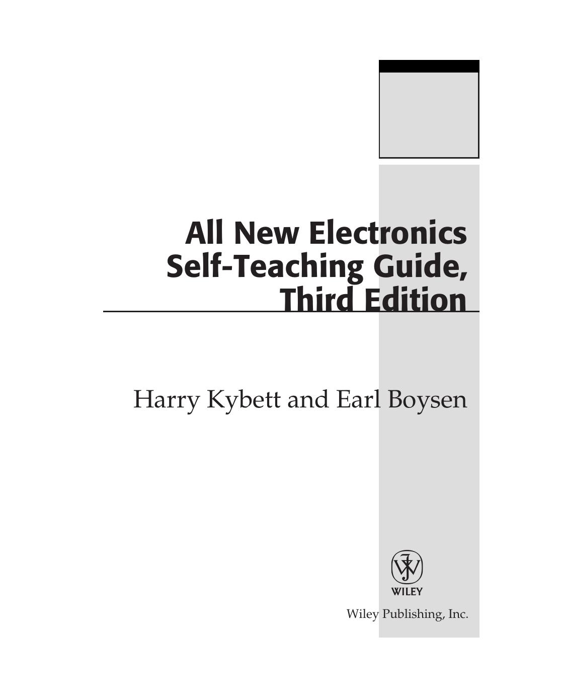 All New Electronics Self-Teaching Guide by Harry Kybett Earl Boysen