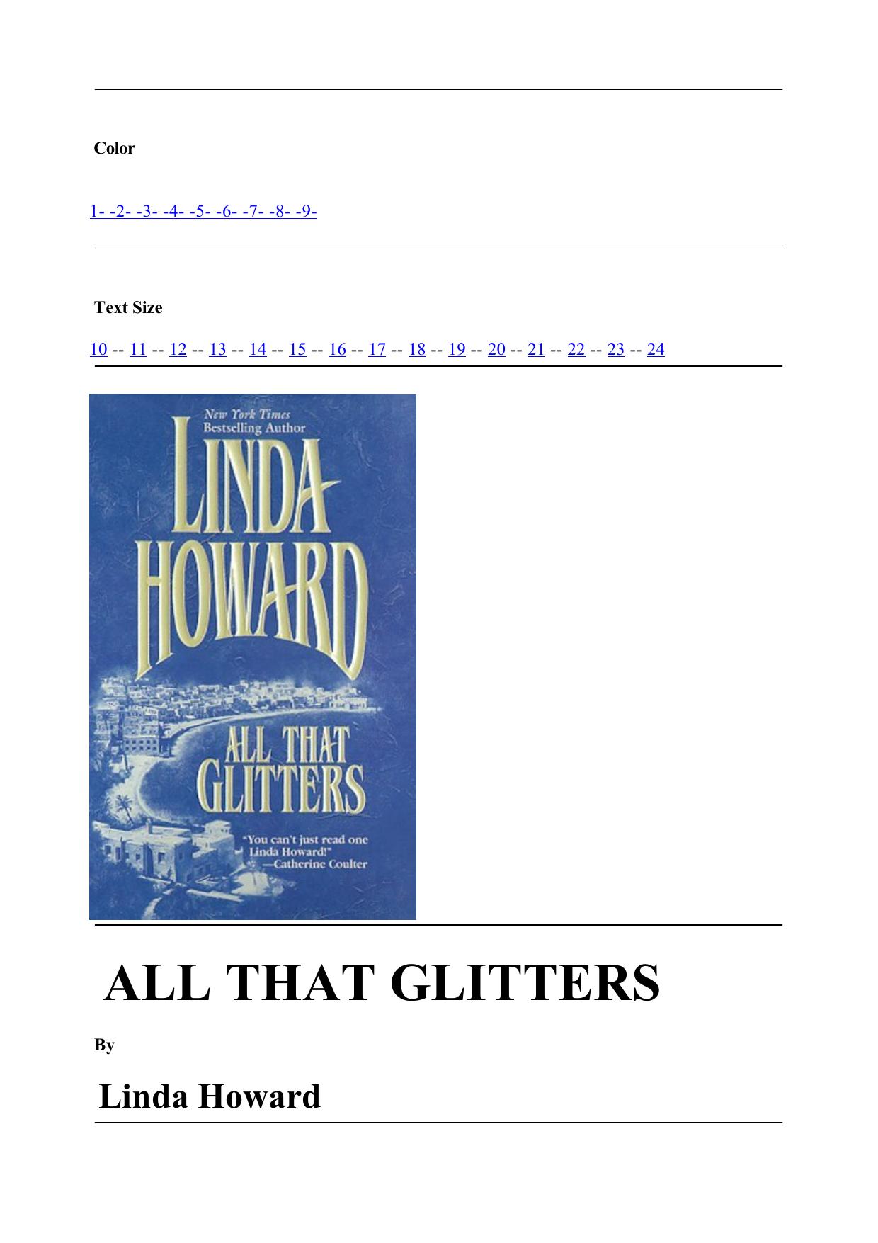 All That Glitters by Linda Howard
