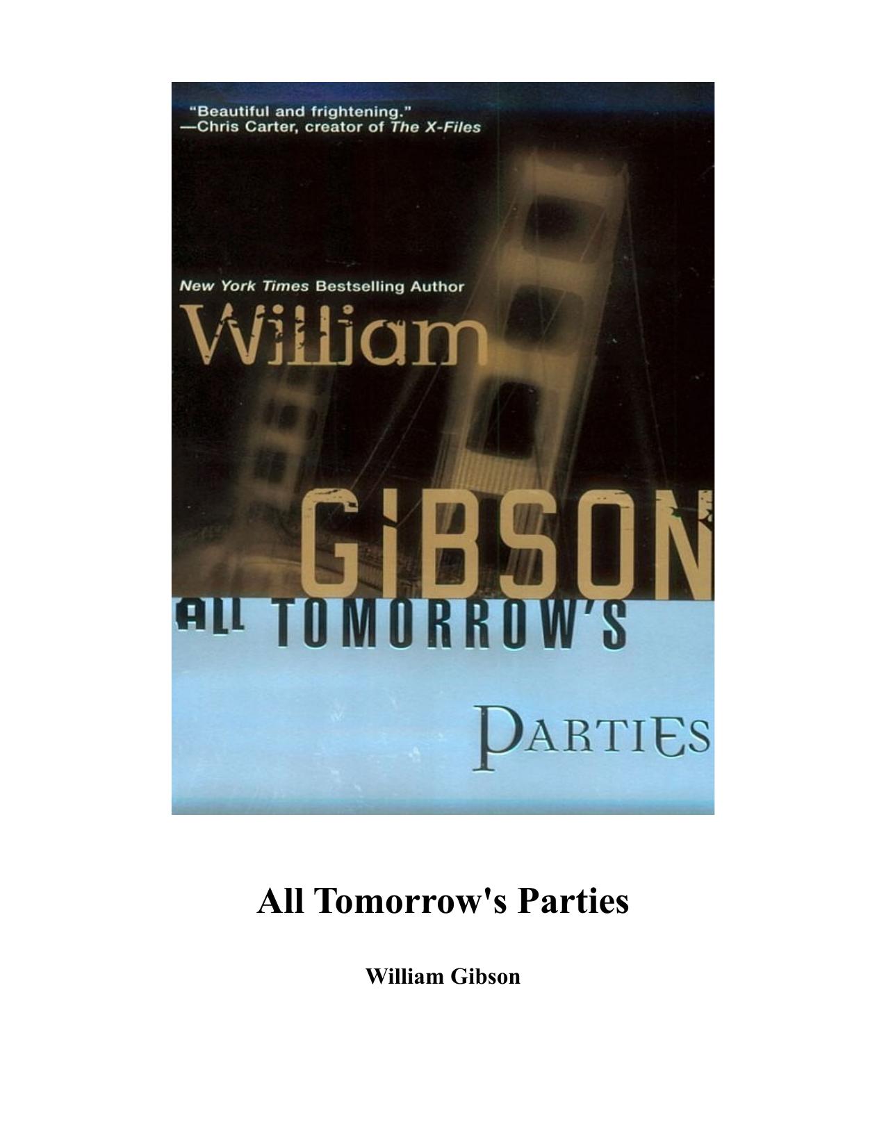 All Tomorrow's Parties by William Gibson