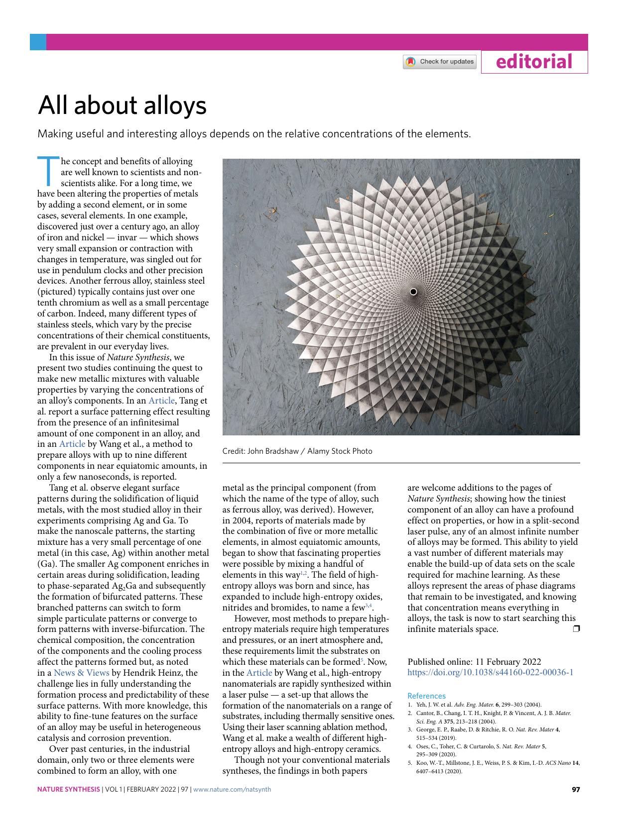 All about alloys by Unknown