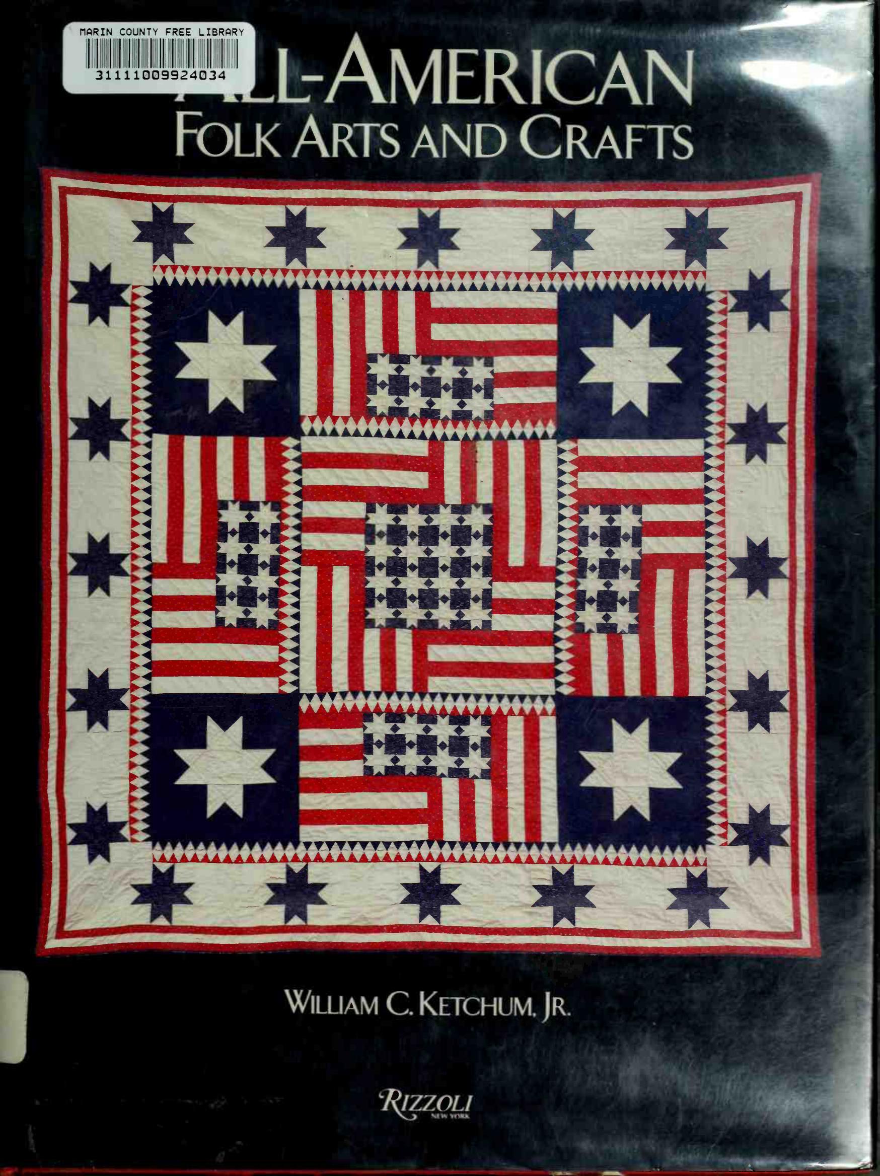 All-American Folk Arts and Crafts (Art Ebook) by Unknown