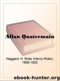 Allan Quatermain by H. Rider Haggard