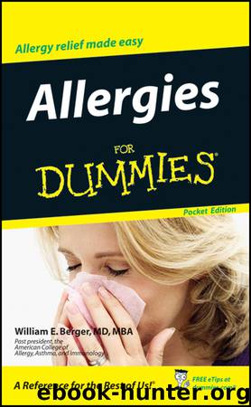 Allergies For Dummies<sup>&#174;<sup> by William E. Berger MD MBA