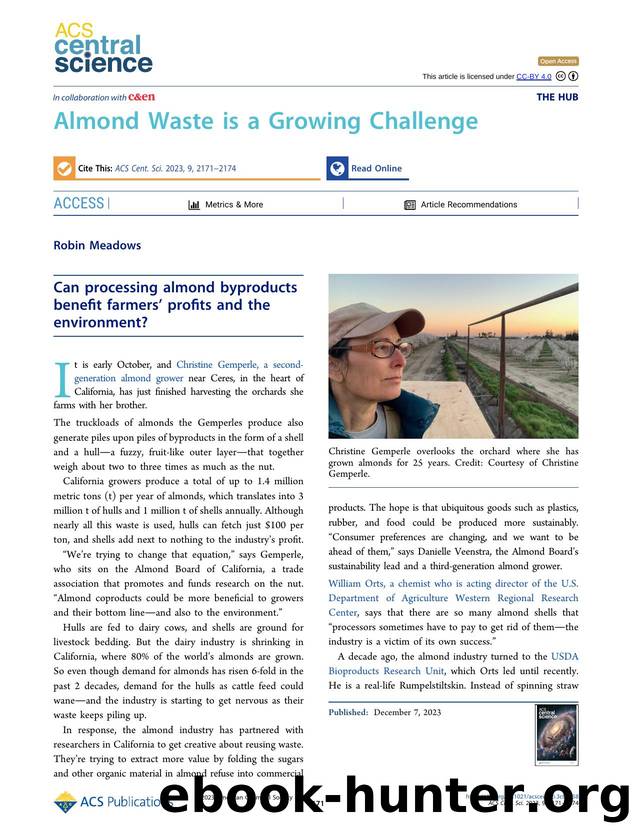 Almond Waste is a Growing Challenge by Robin Meadows