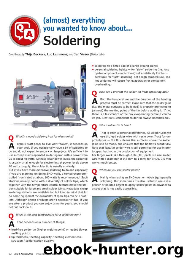 Almost Everything You Wanted To Know About Soldering by Unknown