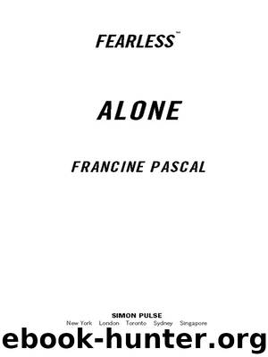 Alone by Francine Pascal