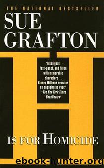Alphabet: H Is for Homicide by Sue Grafton