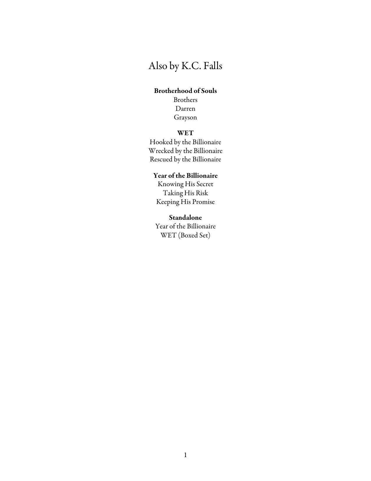 Also By K.C. Falls by Grayson (pdf)