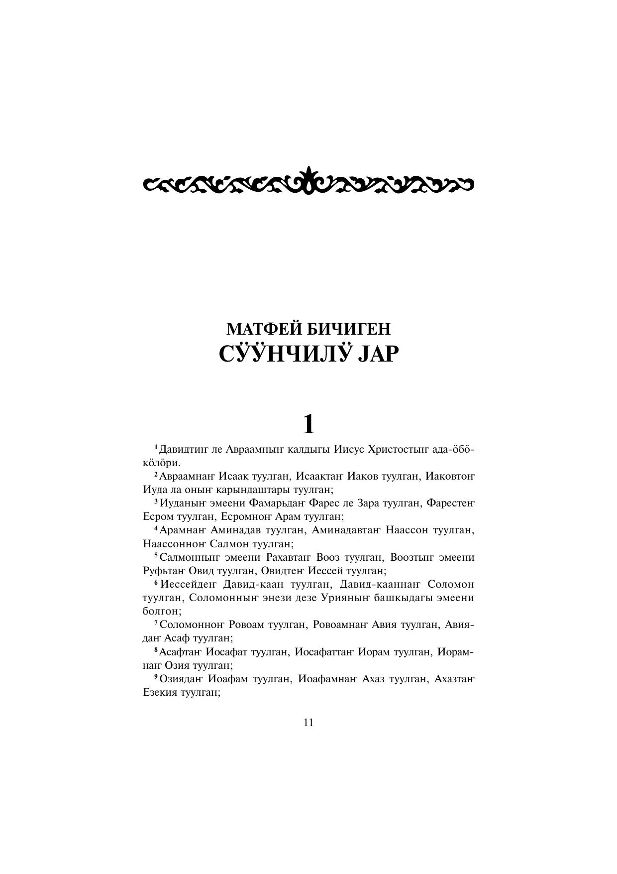 Altai Bible by New Testament