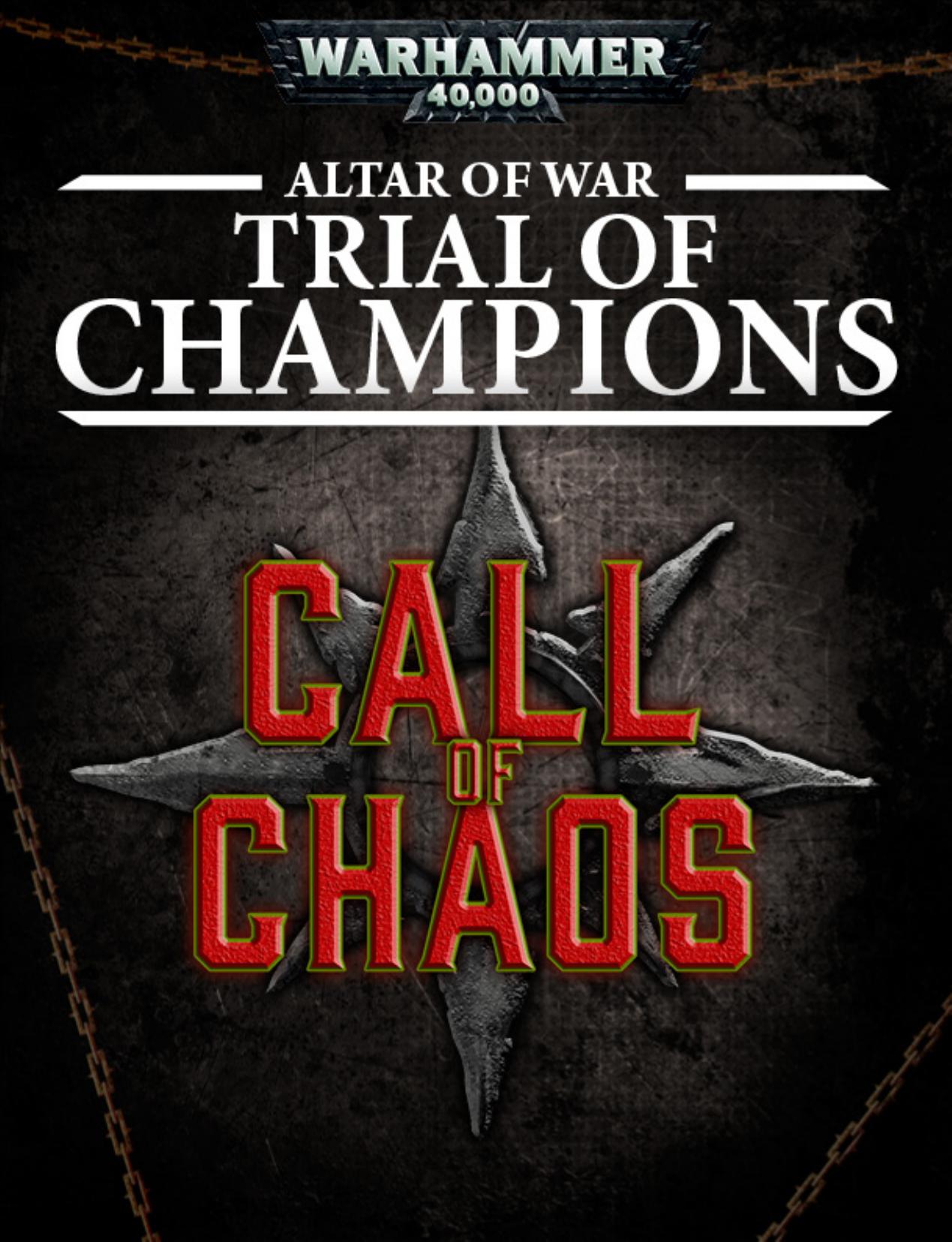 Altar of War: Trial of Champions by Games Workshop Ltd