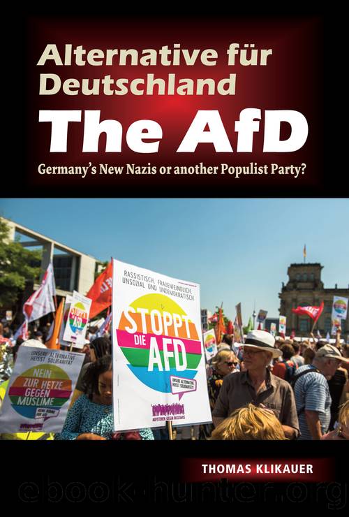 Alternative Fur Deutschland The AfD by Thomas Klikauer;