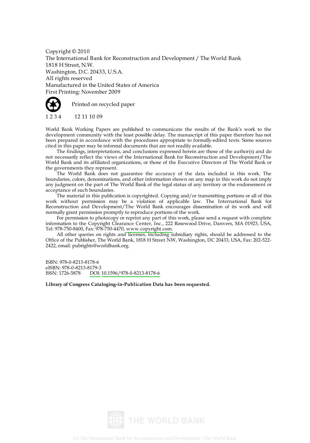Alternative Remittance Systems and Terrorism Financing: Issues in Risk Management (World Bank Working Papers) by Matteo Vaccani