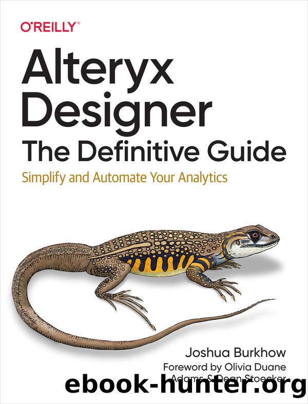 Alteryx Designer by Joshua Burkhow