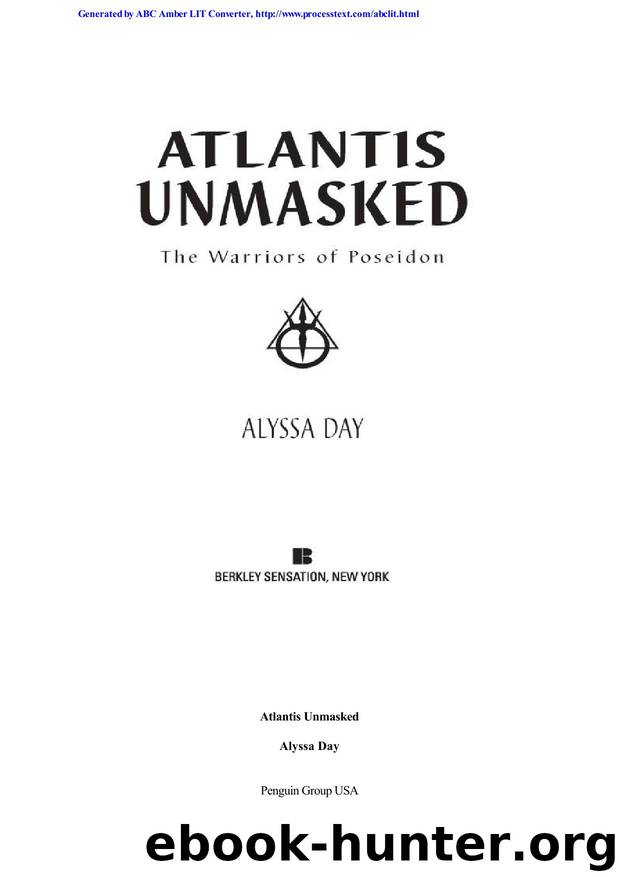 Alyssa Day - Warriors of Poseidon 6 by Atlantis Unmasked