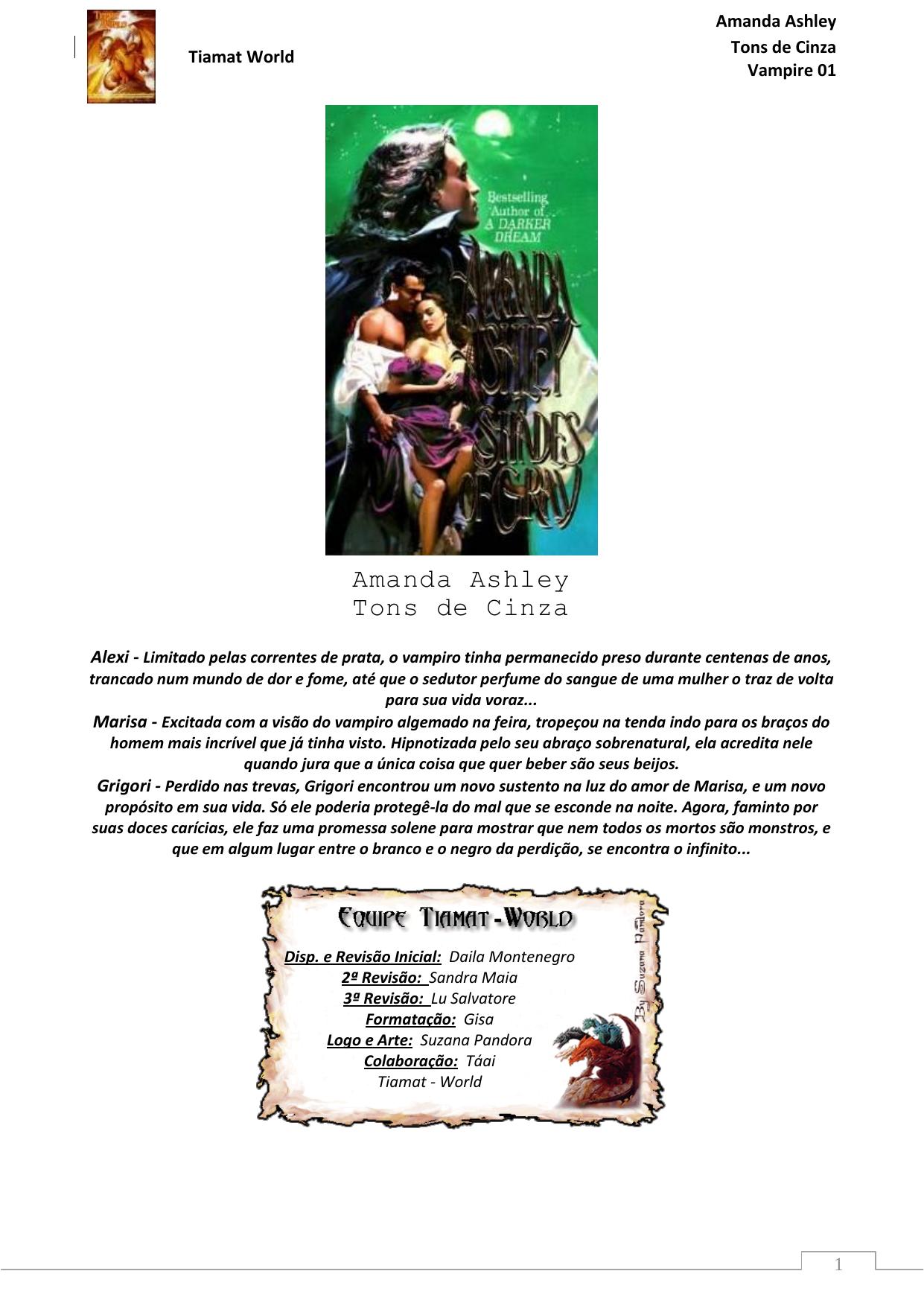 Amanda Ashley - Vampire I by TONS DE CINZA