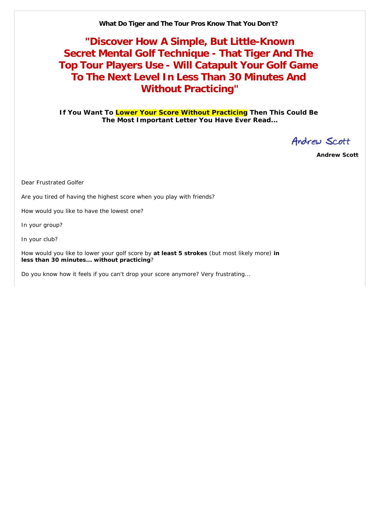 Amazing Golf Mind Mental Audios.. by Best of Kuszter's Collection