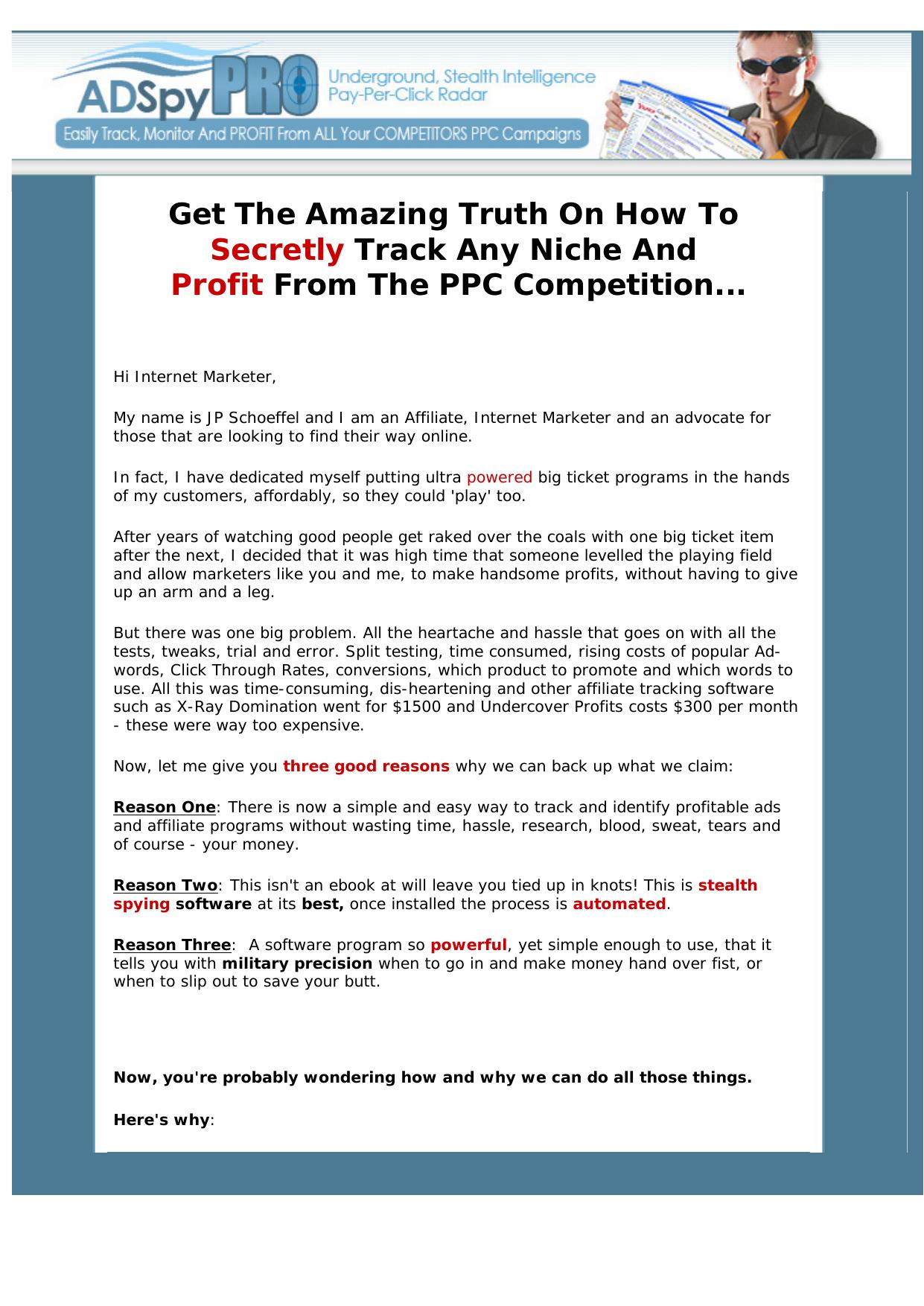 Amazing Truth, Secretly Dominate Any Niche And Profit From Ppc. by Best of Kuszter's Collection