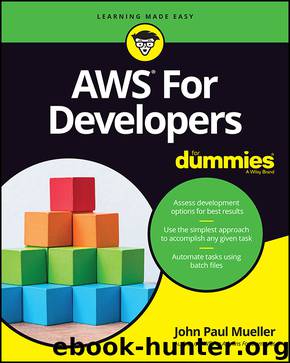 Amazon Web Services for Developers For Dummies by John Paul Mueller