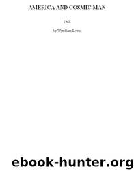 America and Cosmic Man by Wyndham Lewis