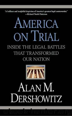 America on Trial by Alan M. Dershowitz