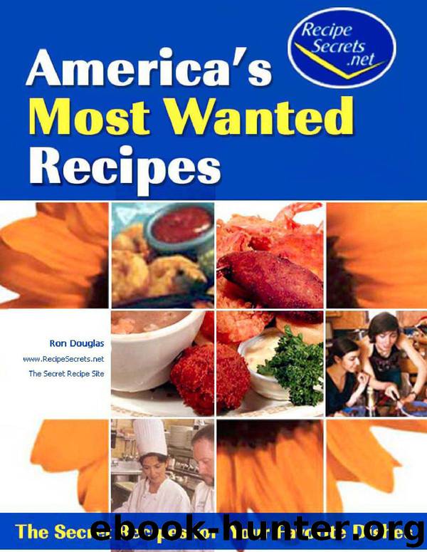 America's Most Wanted Recipes by Cookbooks