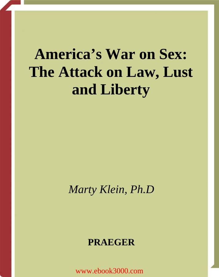 America's War on Sex by Unknow