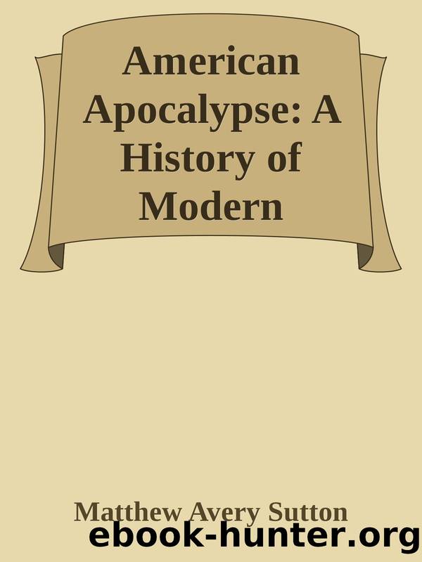 American Apocalypse by Matthew Avery Sutton