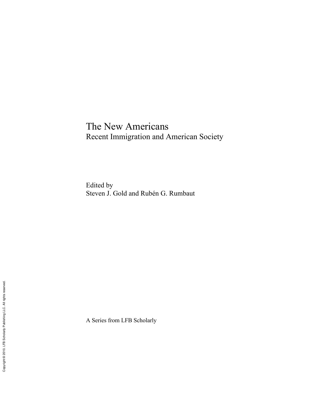 American Attitudes toward Immigrants and Immigration Policy by Michael Sobczak