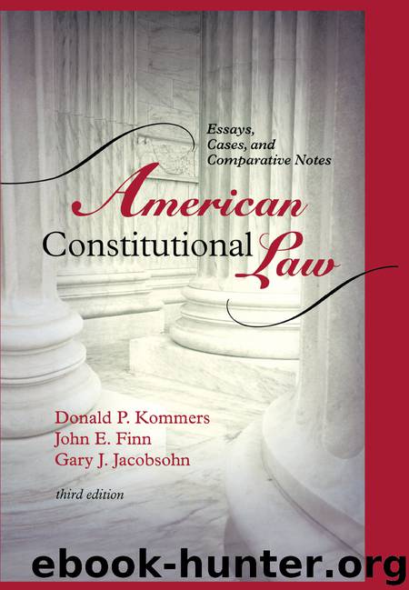 American Constitutional Law by Donald P. Kommers & John E. Finn & Gary J. Jacobsohn