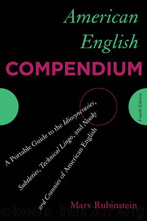 American English Compendium by Rubinstein Marv