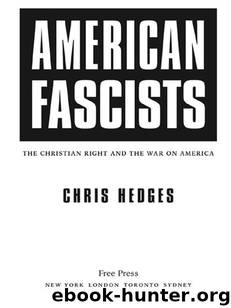 American Fascists by Hedges Chris