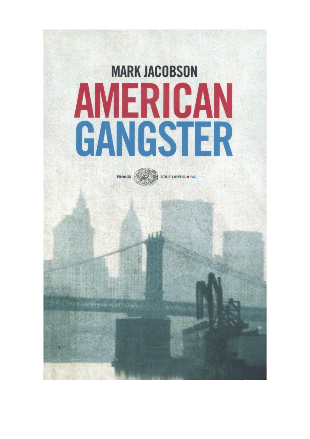 American Gangster by Mark Jacobson