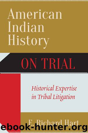 American Indian History on Trial by Hart E. Richard