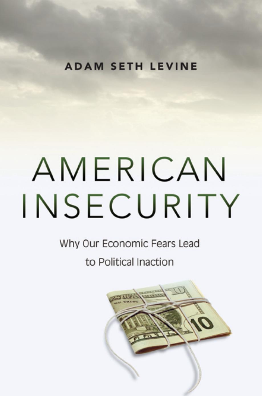 American Insecurity: Why Our Economic Fears Lead to Political Inaction by Adam Seth Levine