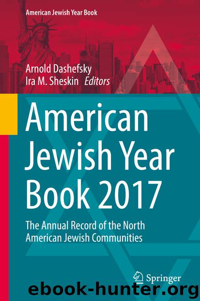 American Jewish Year Book 2017 by Arnold Dashefsky & Ira M. Sheskin