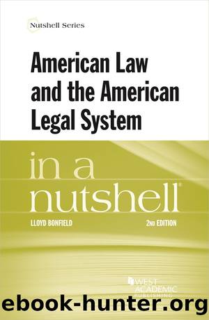 American Law and the American Legal System in a Nutshell by Lloyd Bonfield
