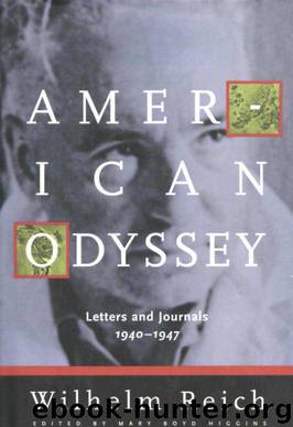 American Odyssey by Wilhelm Reich