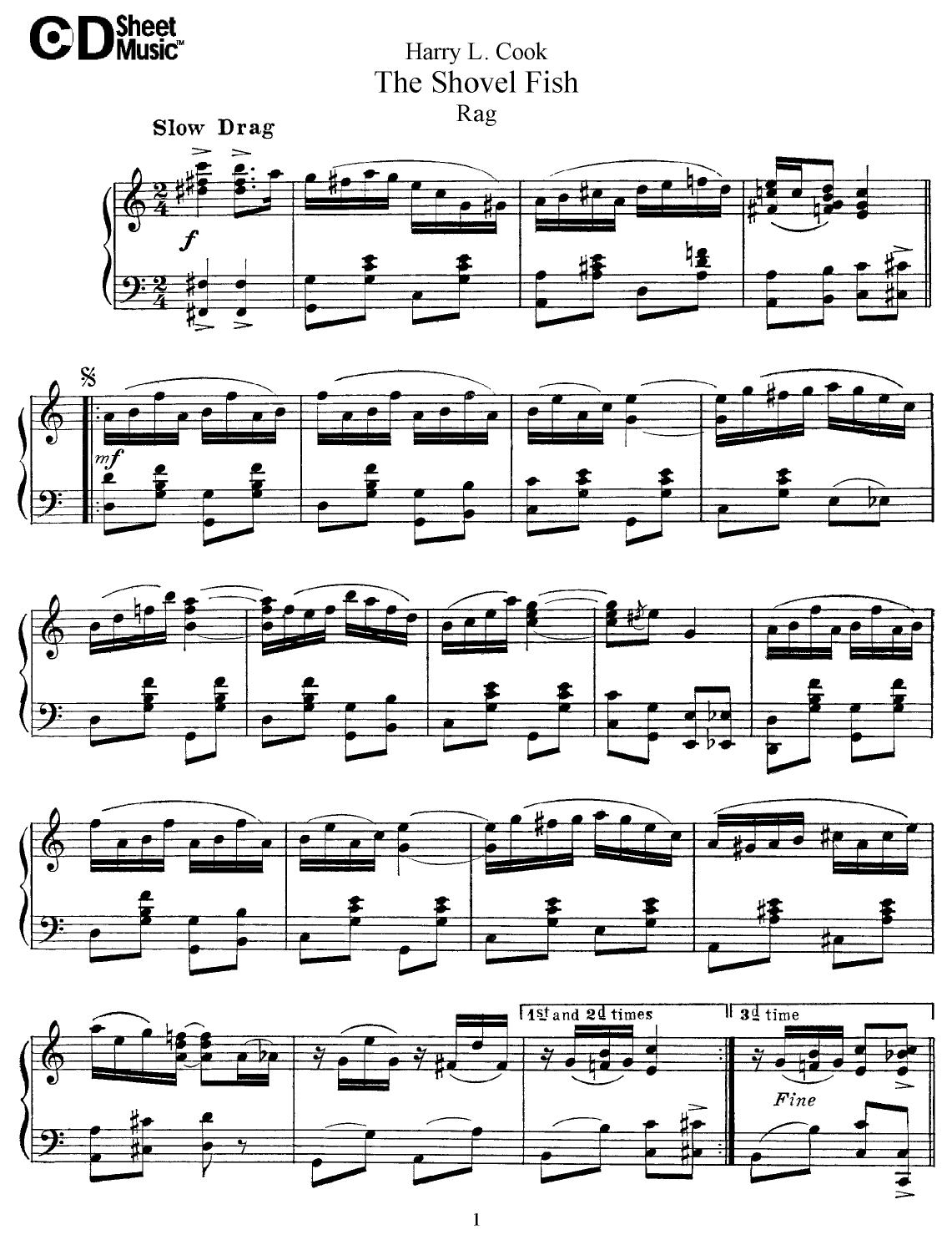 American Piano Music: Harry L. Cook by WBaxley Music Subito Music Corp & Stephens Pub. Co