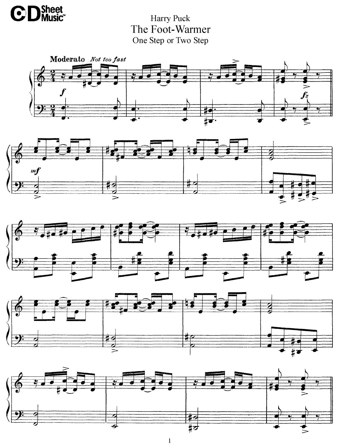 American Piano Music: Harry Puck by WBaxley Music Subito Music Corp & Stephens Pub. Co