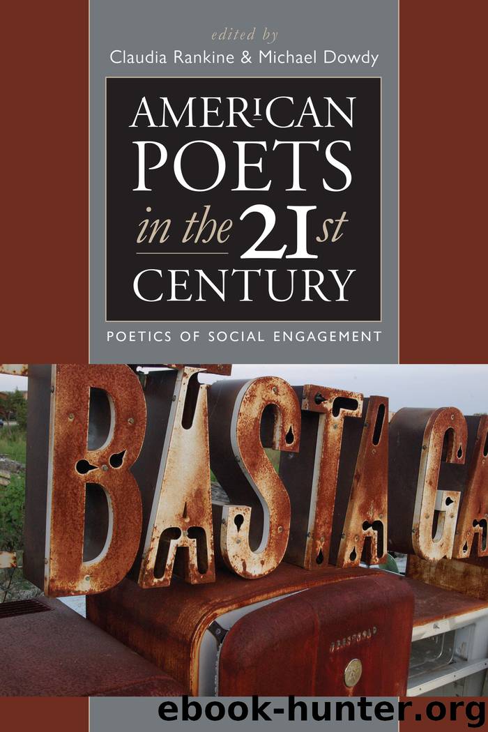 American Poets in the 21st Century by Claudia Rankine