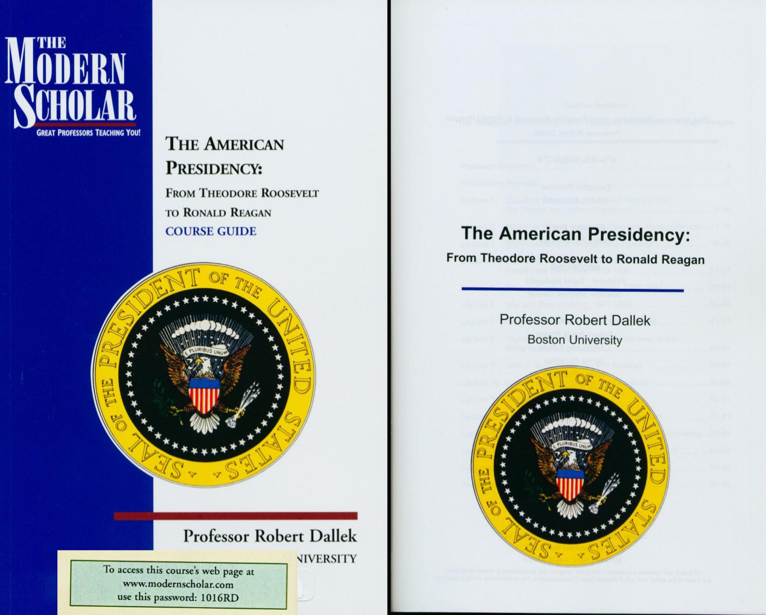 American Presidency by From Theodore Roosevelt to Ronald Reagan