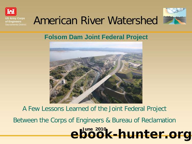 American River Watershed by USACE