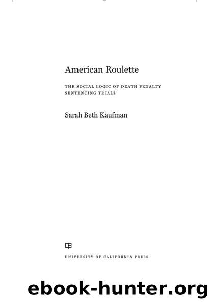 American Roulette by Sarah Beth Kaufman