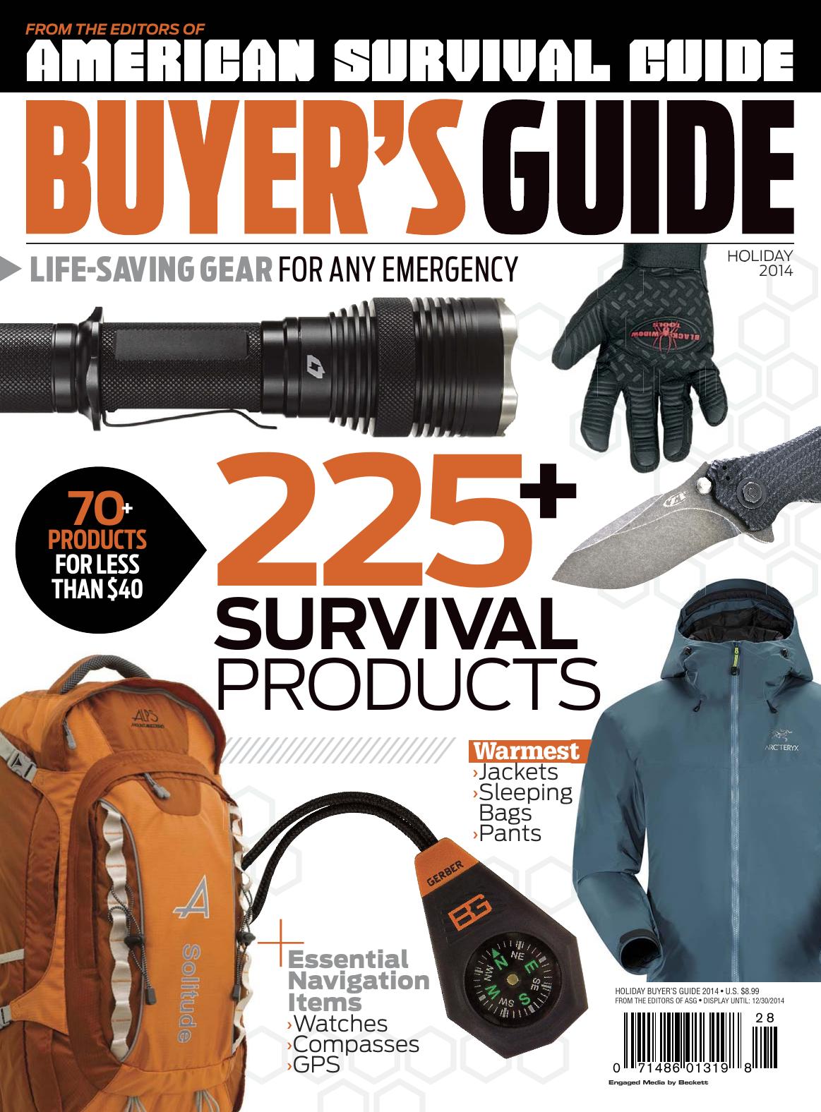 American Survival Guide Buyer's Guide - Holiday 2014 USA by Holiday 2014 USA