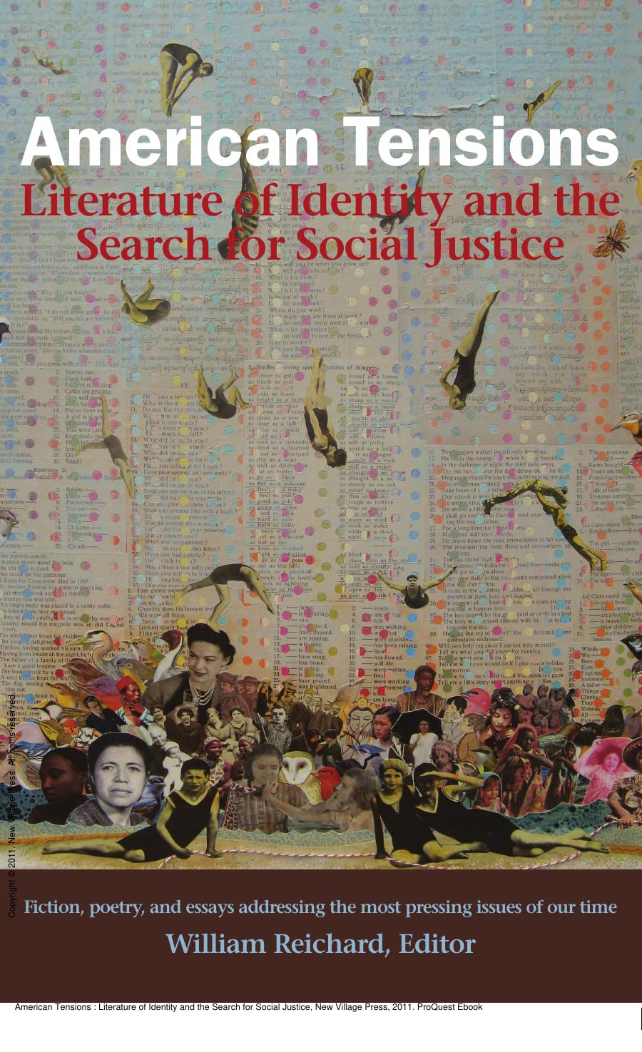 American Tensions : Literature of Identity and the Search for Social Justice by William Reichard; Ted Kooser; Sherman Alexie; Elizabeth Alexander; Linda Hogan